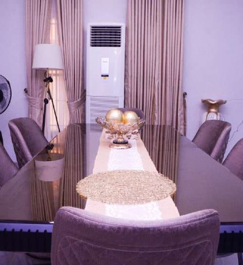 Dining table and upholstered chairs — Gbagada, Lagos